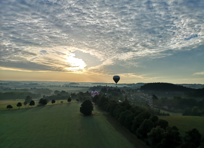 Balloon flights in Radešín