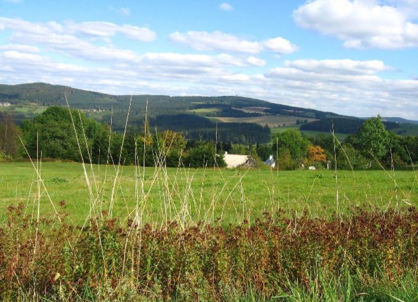 THE HILLY LANDSCAPE FROM JIMRAMOV AROUND THE SVRATKA RIVER