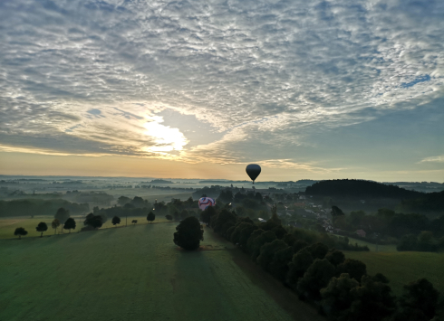 Balloon flights in Radešín